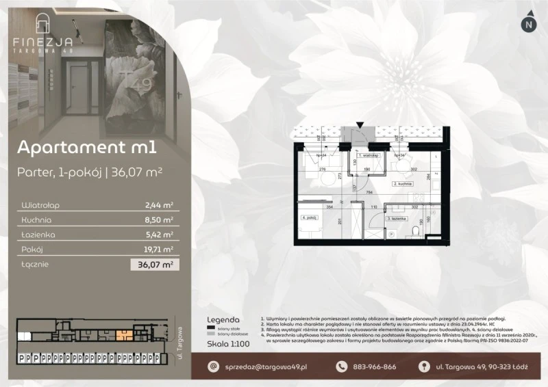 Rzut Apartament m1
