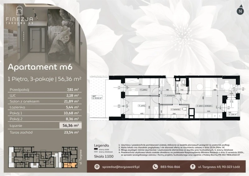 Rzut Apartament m6
