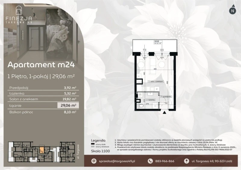 Rzut Apartament m24