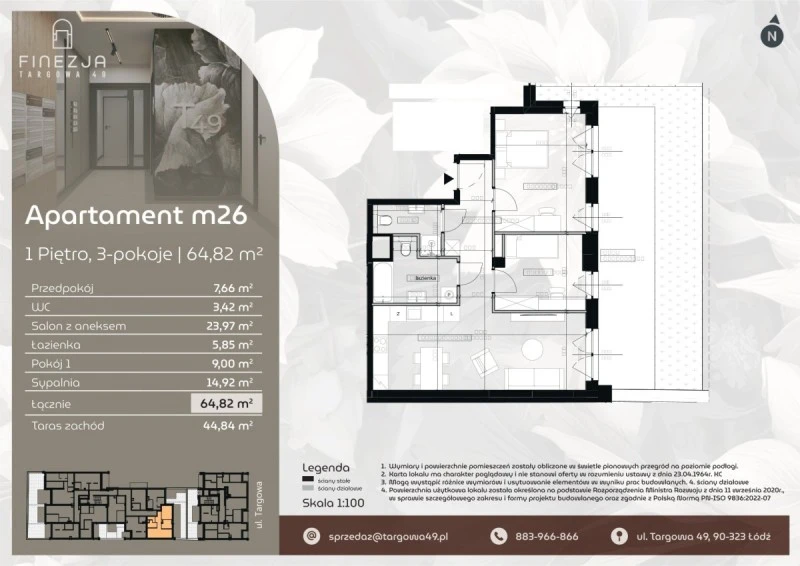 Rzut Apartament m26