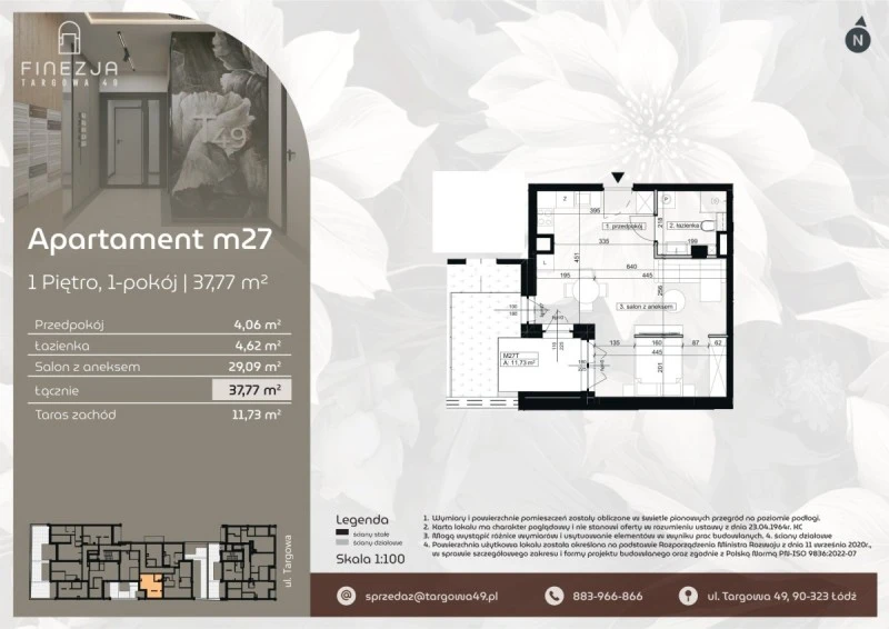 Rzut Apartament m27