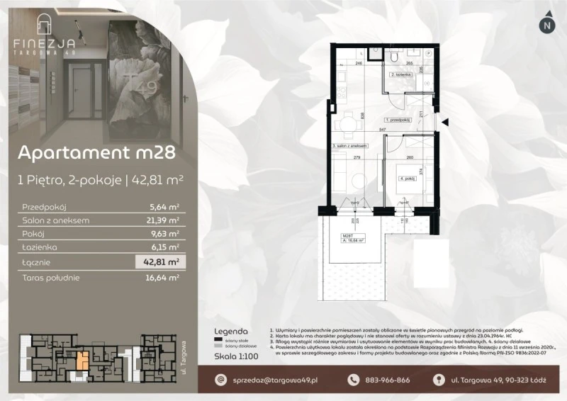 Rzut Apartament m28