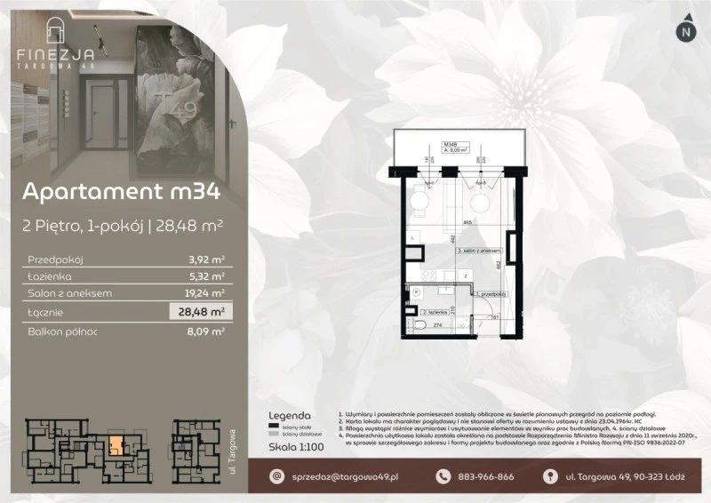Rzut Apartament m34