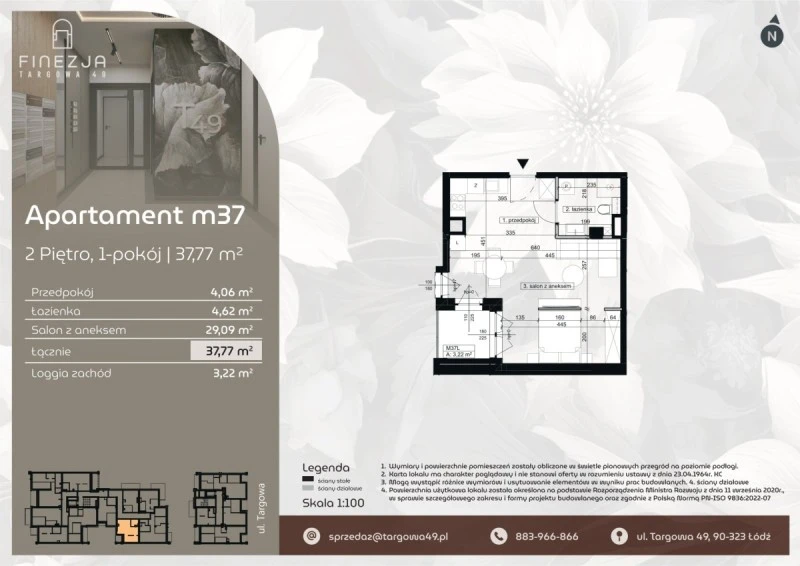 Rzut Apartament m37