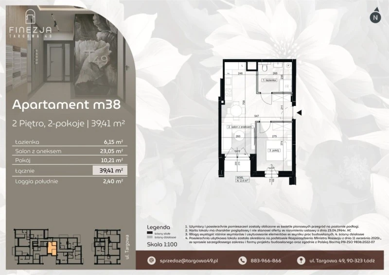 Rzut Apartament m38
