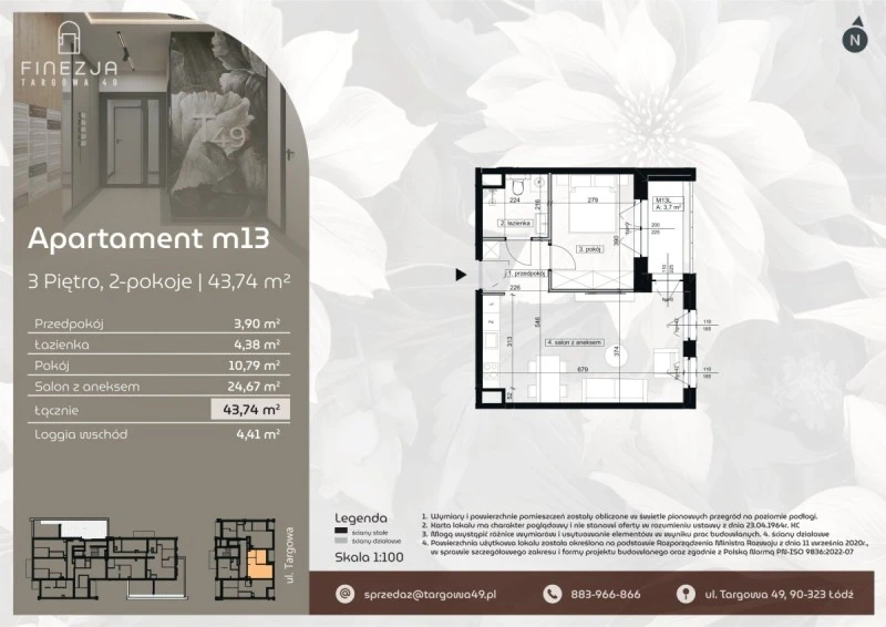 Rzut Apartament m13