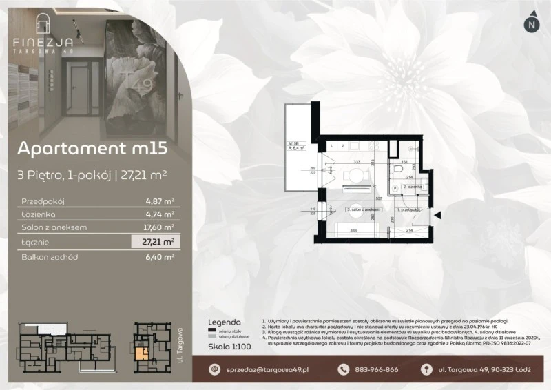 Rzut Apartament m15