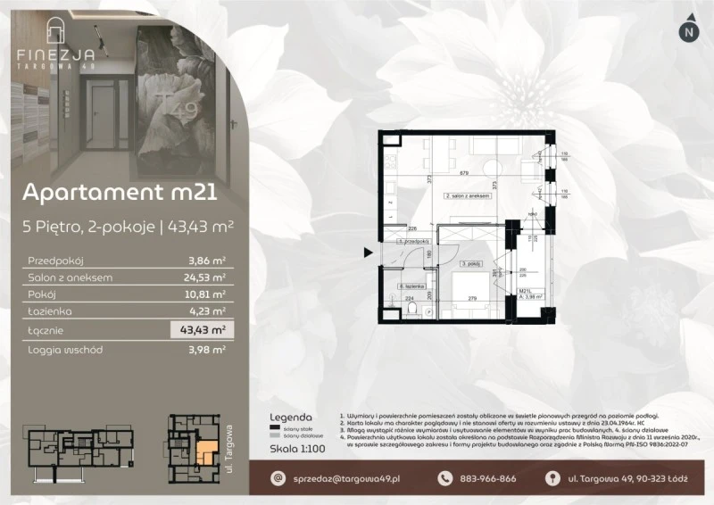 Rzut Apartament m21