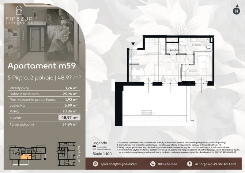 Rzut Apartament m59